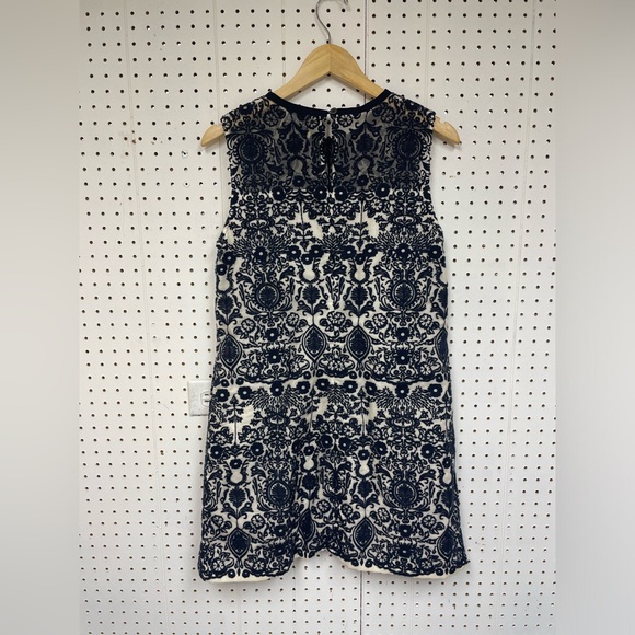Sea New York Navy Lace Floral Pattern Dress - Picture 4 of 4